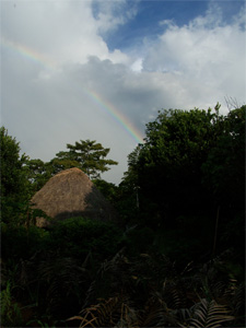 Regenbogen über Sharamentsa
