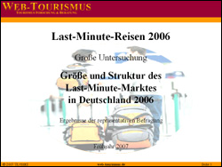 Studie: Last-Minute-Reisen 2006