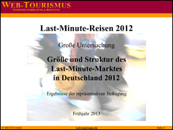 Studie: Last-Minute-Reisen 2012